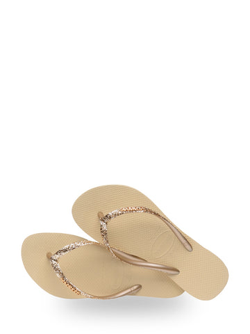 Havaianas Slim Glitter Ii - Ciabatte Unisex - Sand Grey