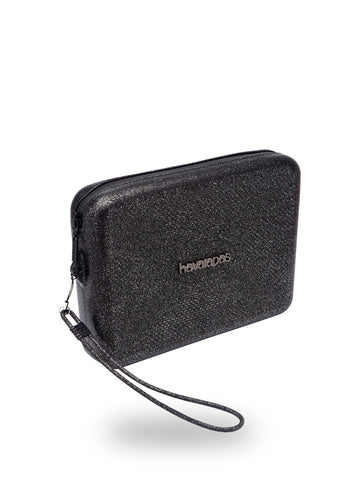 Havaianas Beach Necessaire Glitter - Borse Unisex - Nero