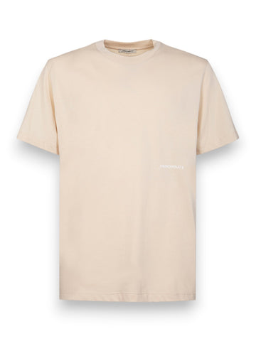 Hinnominate T-shirt In Jersey Con Stampa - T-Shirt Uomo - Beige