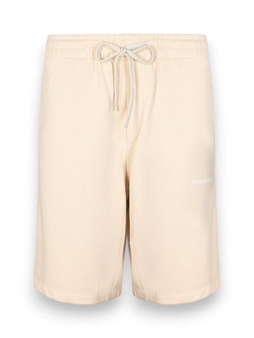 Hinnominate Bermuda In Felpa Con Stampa - Shorts Uomo - Beige