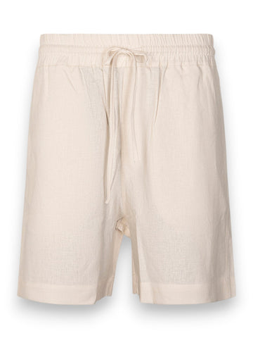 Hinnominate Bermuda In Lino - Shorts Uomo - Beige