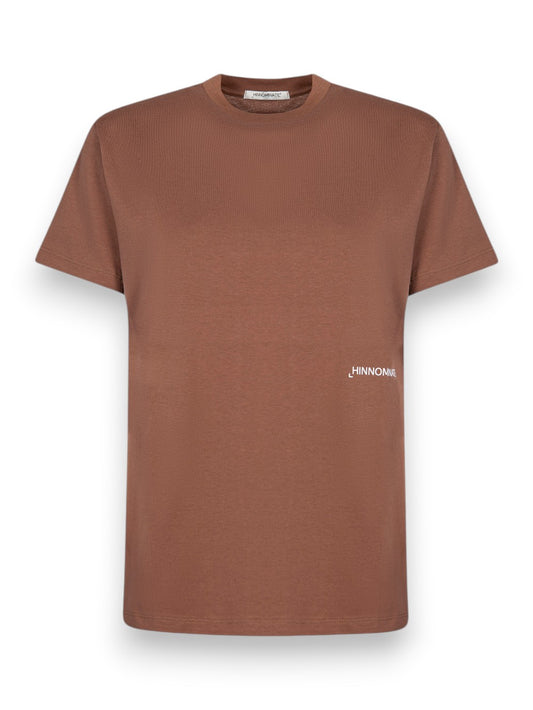 Hinnominate T-Shirt Basica M/M In Jersey - T-Shirt Donna - Moka