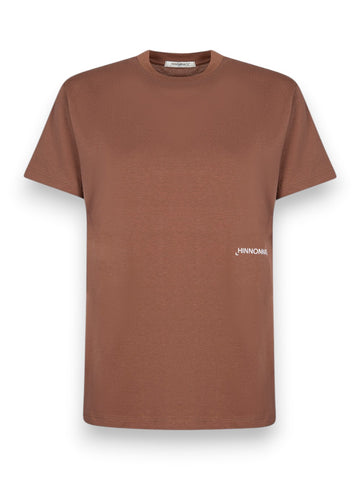 Hinnominate T-Shirt Basica M/M In Jersey - T-Shirt Donna - Moka