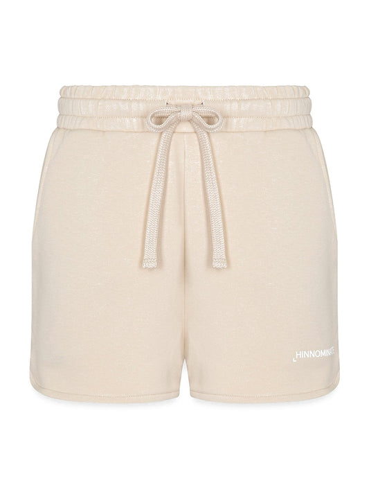 Hinnominate Shorts Felpa Spacchetti Laterali - Shorts Donna - Beige
