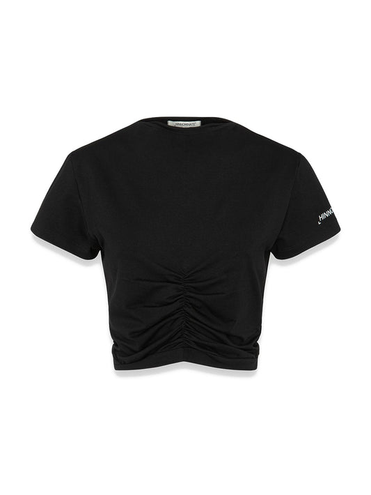 Hinnominate T-Shirt In Bielastico - T-Shirt Donna - Nero
