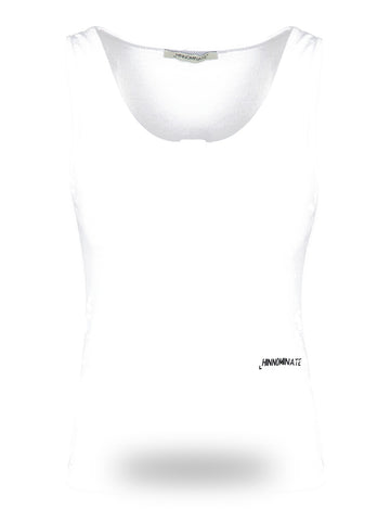 Hinnominate Crop Top A Canotta - T-Shirt Donna - Bianco Ottico