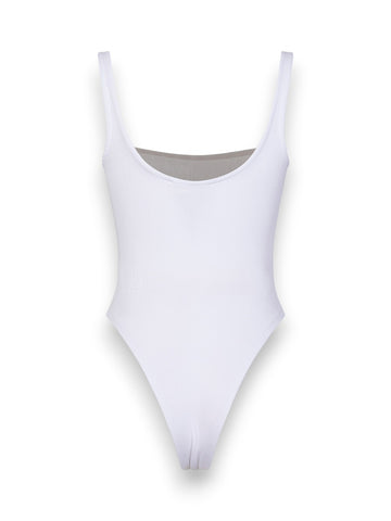 Hinnominate Body A Canotta In Costina - Intimo Donna - Bianco Ottico