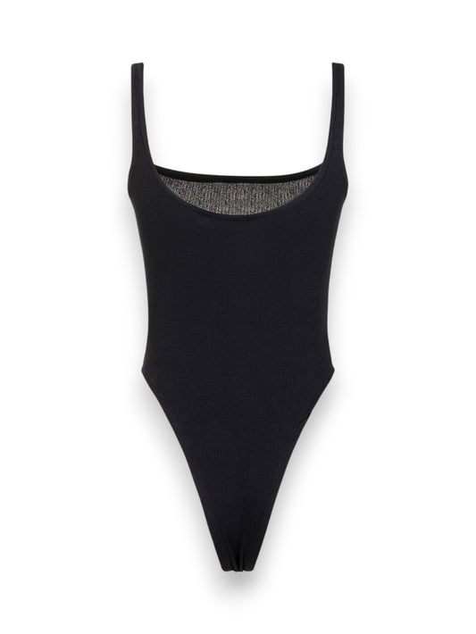 Hinnominate Body A Canotta In Costina - Intimo Donna - Nero