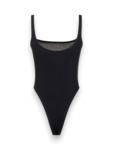 Hinnominate Body A Canotta In Costina - Intimo Donna - Nero