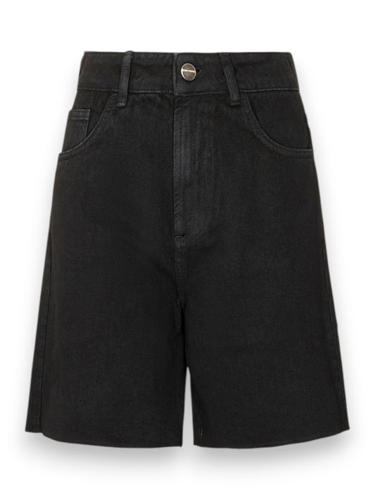 Hinnominate Bermuda In Bull Denim - Shorts Donna - Nero