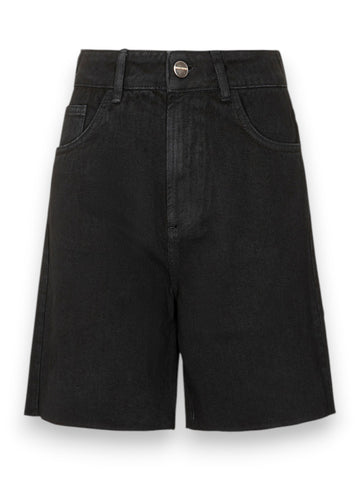 Hinnominate Bermuda In Bull Denim - Shorts Donna - Nero