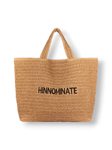 Hinnominate Borsa In Rafia Grande - Borse Donna - Naturale