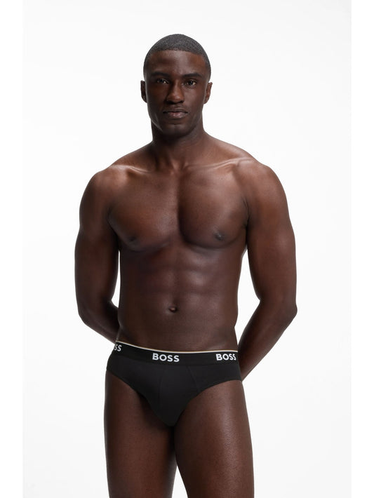 Hugo Boss Brief 3P Power - Intimo Uomo - Nero