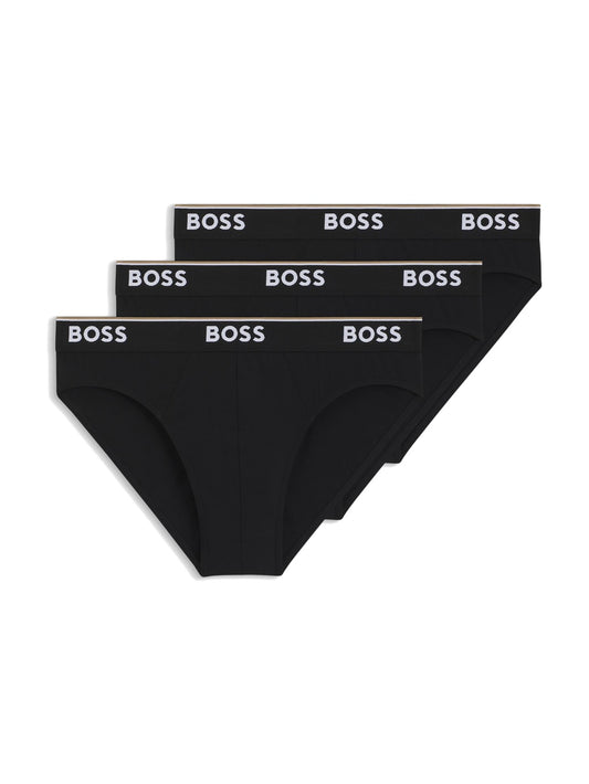 Hugo Boss Brief 3P Power - Intimo Uomo - Nero