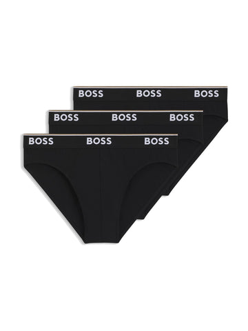 Hugo Boss Brief 3P Power - Intimo Uomo - Nero