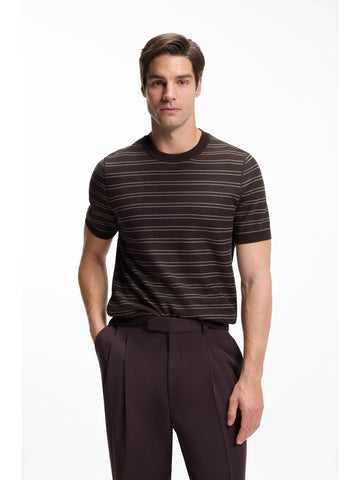 Hugo Boss H-Nalon - Maglieria Uomo - Marrone