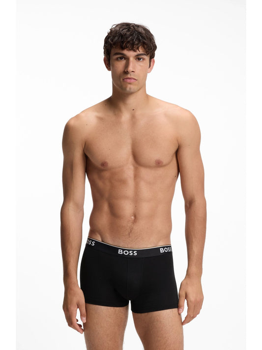 Hugo Boss Trunk 3P Power - Intimo Uomo - Nero