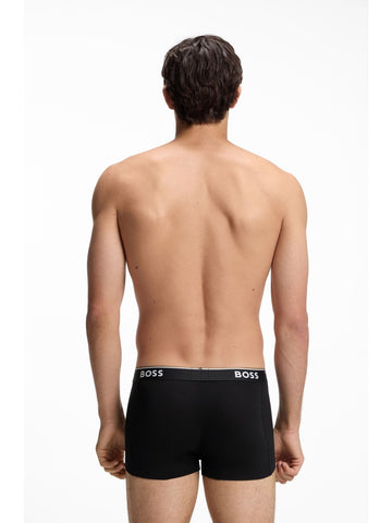 Hugo Boss Trunk 3P Power - Intimo Uomo - Nero