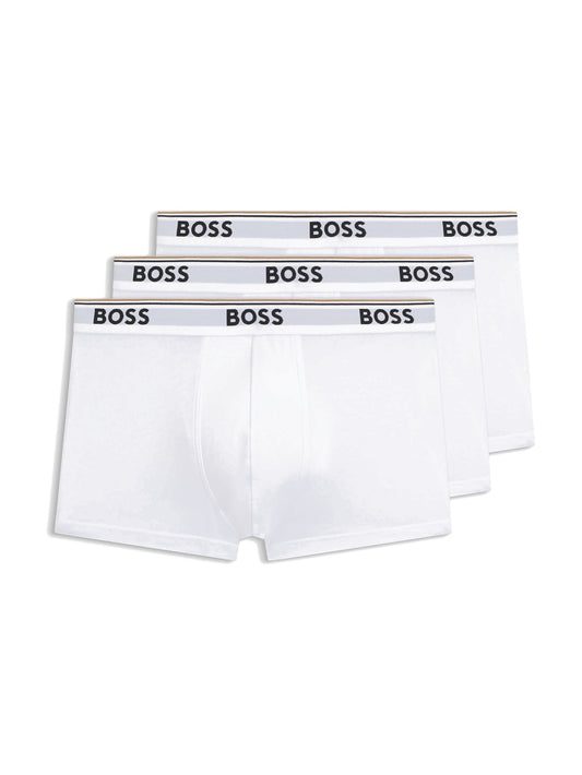 Hugo Boss Trunk 3P Power - Intimo Uomo - Bianco