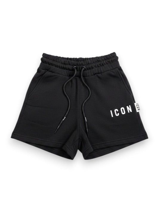 Icon Bermuda Logo Piccolo - Shorts Uomo - Nero