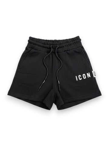 Icon Bermuda Logo Piccolo - Shorts Uomo - Nero