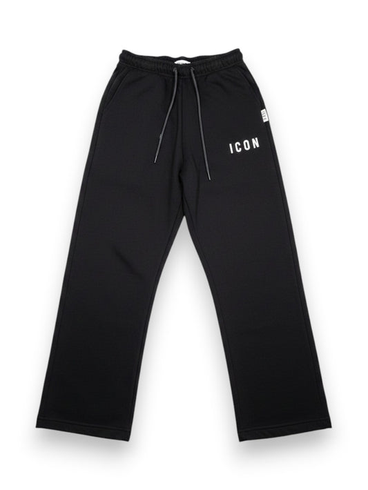 Icon Pantalone Palazzo Logo Piccolo - Pantaloni Donna - Nero