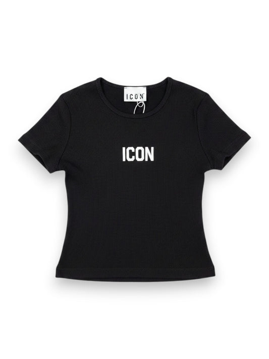 Icon T-Shirt Bambina - Nero
