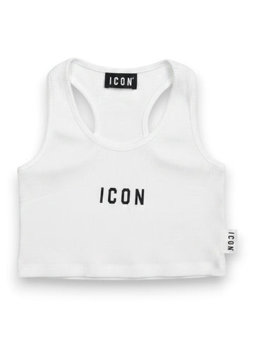 Icon T-Shirt Bambina - Bianco