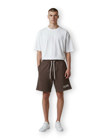 Icon Bermuda Basico Logo Piccolo - Shorts Uomo - Moro