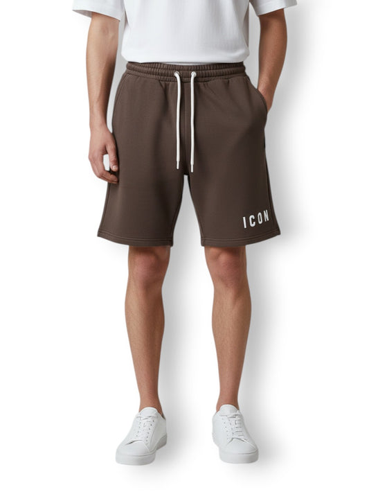 Icon Bermuda Basico Logo Piccolo - Shorts Uomo - Moro