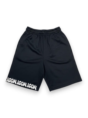 Icon Bermuda C/logo Su Fondo Gamba - Shorts Uomo - Nero