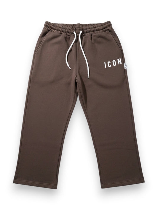 Icon Jogger Basico Fondo Largo - Pantaloni Uomo - Moro