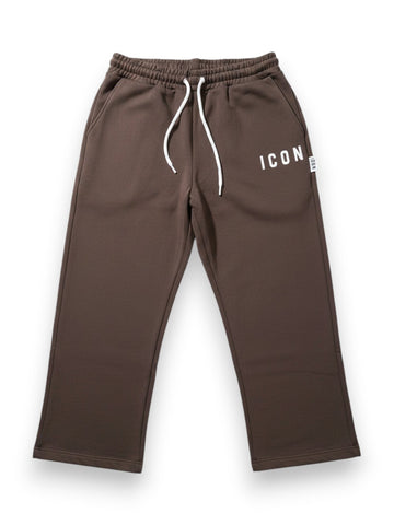 Icon Jogger Basico Fondo Largo - Pantaloni Uomo - Moro