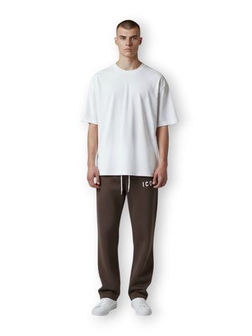 Icon Jogger Basico Fondo Largo - Pantaloni Uomo - Moro