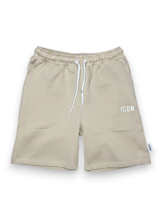 Icon Bermuda C/Ricamo - Shorts Uomo - Avorio