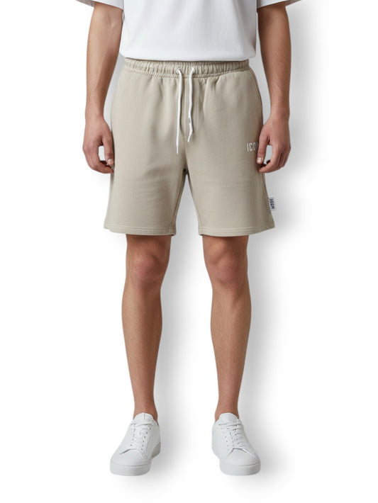 Icon Bermuda C/Ricamo - Shorts Uomo - Avorio