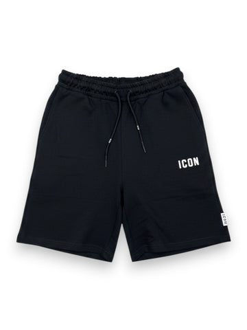 Icon Bermuda C/Ricamo - Shorts Uomo - Nero