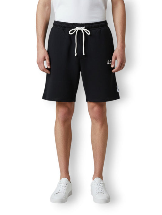 Icon Bermuda C/Ricamo - Shorts Uomo - Nero