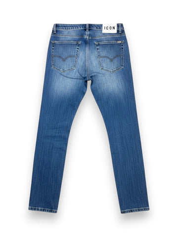 Icon Jeans Slim-fit Basic - Jeans Uomo - Mid Blue
