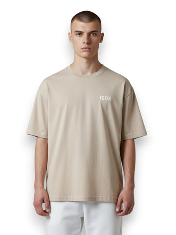 Icon T-Shirt Con Ricamo - T-Shirt Uomo - Avorio