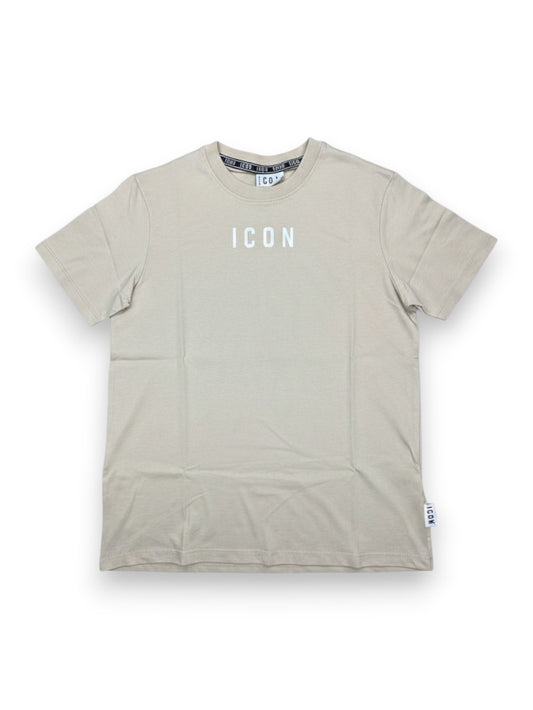 Icon T-Shirt C/Logo Piccolo Al Centro - T-Shirt Uomo - Avorio