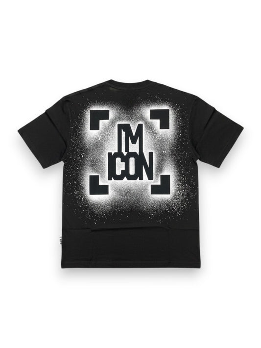 Icon T-Shirt C/Logo I'm Icon - T-Shirt Uomo - Nero/Bianco
