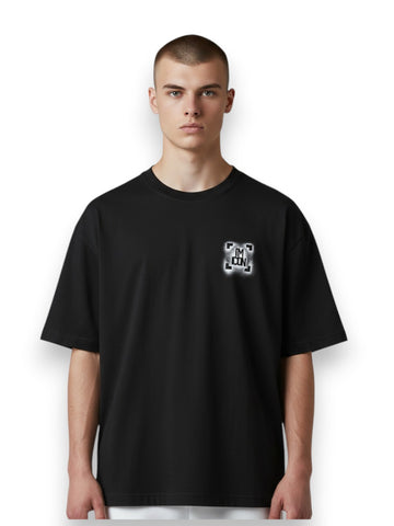 Icon T-Shirt C/Logo I'm Icon - T-Shirt Uomo - Nero/Bianco