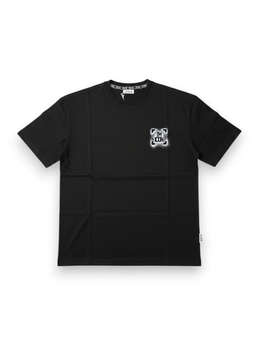 Icon T-Shirt C/Logo I'm Icon - T-Shirt Uomo - Nero/Bianco