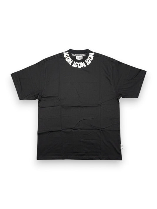 Icon T-Shirt C/Logo Su Girocollo - T-Shirt Uomo - Nero
