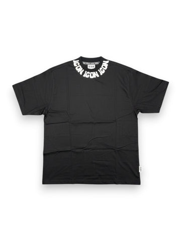 Icon T-Shirt C/Logo Su Girocollo - T-Shirt Uomo - Nero