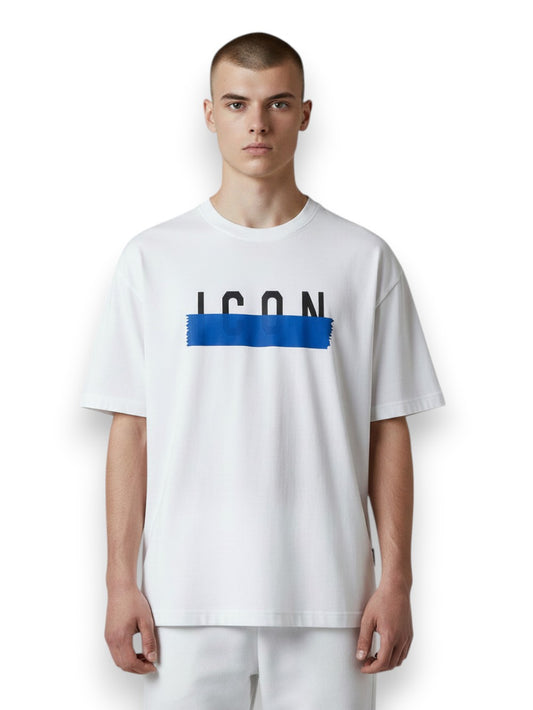 Icon T-Shirt C/Logo + Scotch - T-Shirt Uomo - Bianco