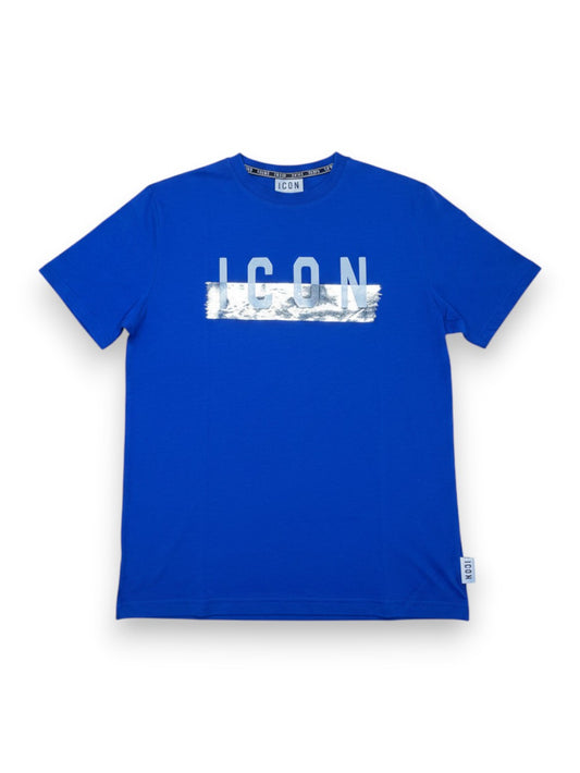 Icon T-Shirt C/Logo + Scotch - T-Shirt Uomo - Royal