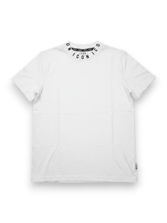 Icon T-Shirt Con Logo Su Costina - T-Shirt Uomo - Bianco