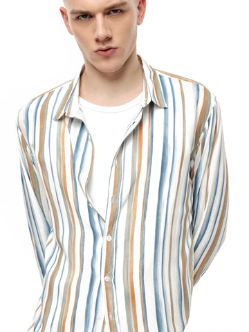 Camicia multicolor
